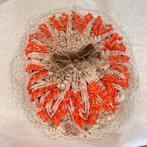 Vintage hat with veil 60s